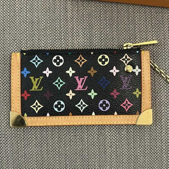Louis Vuitton Takahashi Murakami key cles black multicolor RARE - Picture 8 of 16
